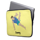 Male Gymnast Laptopschutzhülle (Vorderseite Links)