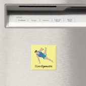 Male Gymnast Magnet (In Situ (Geschirrspüler))