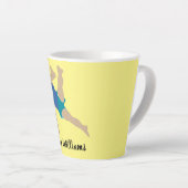 Male Gymnast Milchtasse (Rechte Ecke)