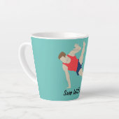 Male Gymnast Milchtasse (Linke Ecke)