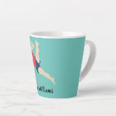 Male Gymnast Milchtasse (Rechte Ecke)
