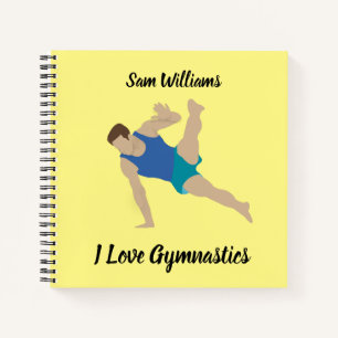 Male Gymnast Notizblock