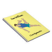 Male Gymnast Notizblock (Rechte Seite)