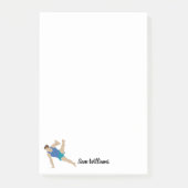 Male Gymnast Post-it Klebezettel (Vorderseite)