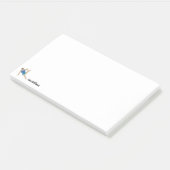 Male Gymnast Post-it Klebezettel (angewinkelt)