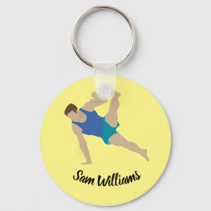 Male Gymnast Schlüsselanhänger