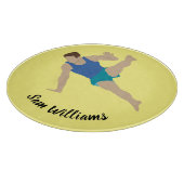 Male Gymnast Schneidebrett (Ecke)