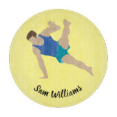 Male Gymnast Schneidebrett (Vorderseite)