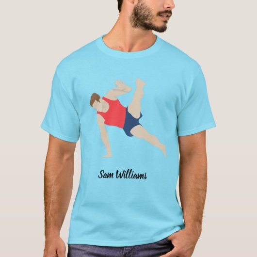 Male Gymnast T-Shirt (Vorderseite)