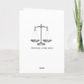 Male Lawyer Birthday Karte (Rückseite)
