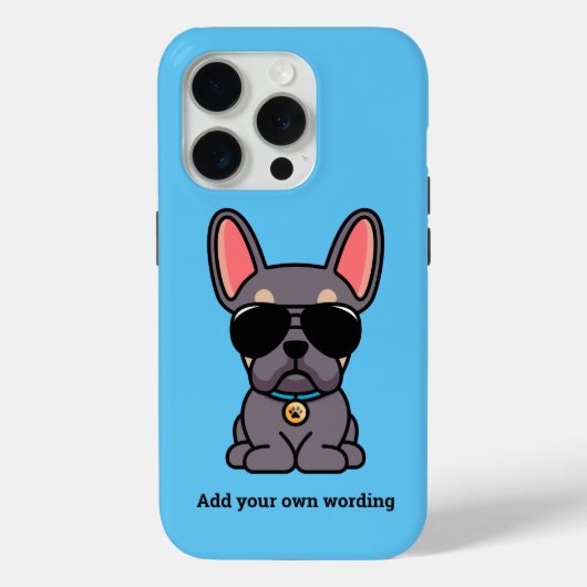 Male Lilac Tan French Bulldog Case-Mate iPhone Hülle (Rückseite)