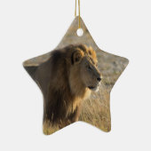 MALE LION KERAMIK ORNAMENT (Rechts)