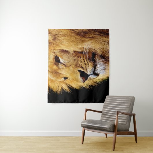 Male Lion Wandteppich (Beispiel)