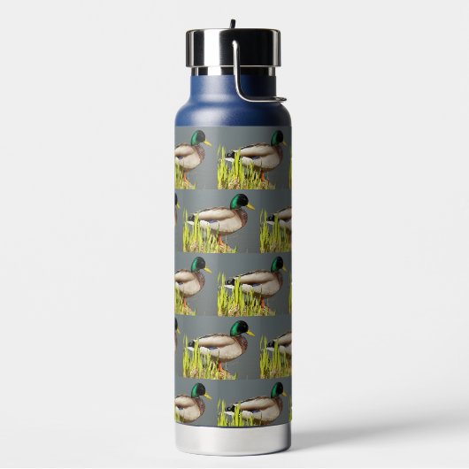 Male Mallard Duck Pattern Trinkflasche (Links)
