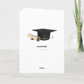 Male Nurse Abschluss Herzlichen Glückwunsch Karte (Rückseite)