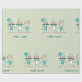 Male Nurse Geschenkpapier (Flach)