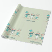Male Nurse Geschenkpapier (Ungerollt)