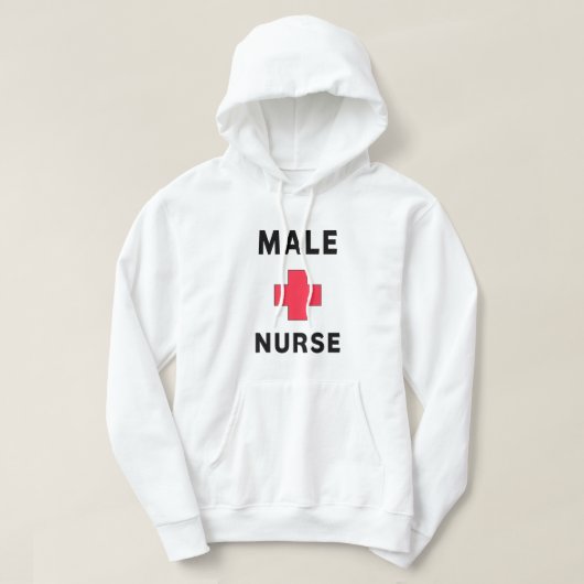 Male Nurse Hoodie (Design vorne)