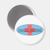 Male Nurse Magnet (Vorderseite/Rückseite)