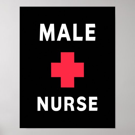 Male Nurse Poster (Vorne)