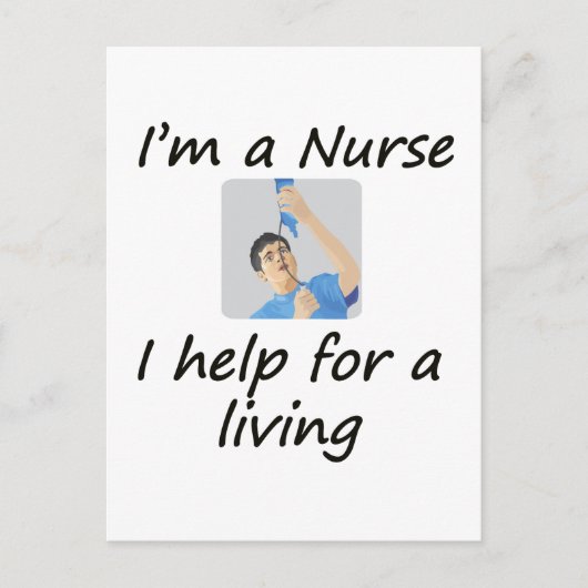 Male Nurse Postkarte (Vorderseite)