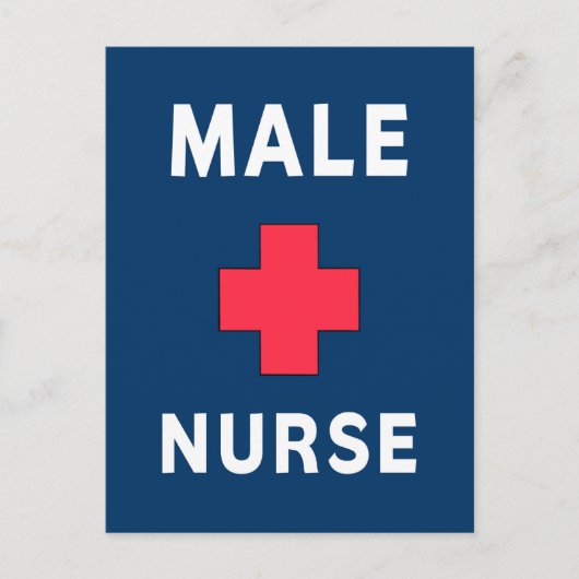 Male Nurse Postkarte (Vorderseite)