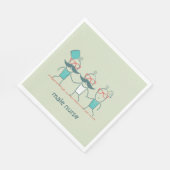 Male Nurse Serviette (Ecke)