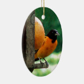 Male Oriole Keramik Ornament (Rechts)