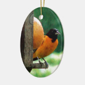 Male Oriole Keramik Ornament (Links)