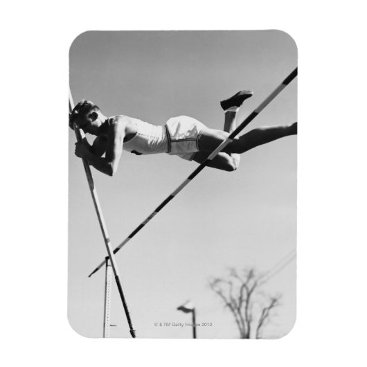 Male Pole Vaulter Magnet (Vertikal)