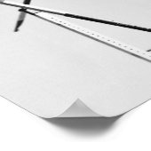 Male Pole Vaulter Poster (Ecke)