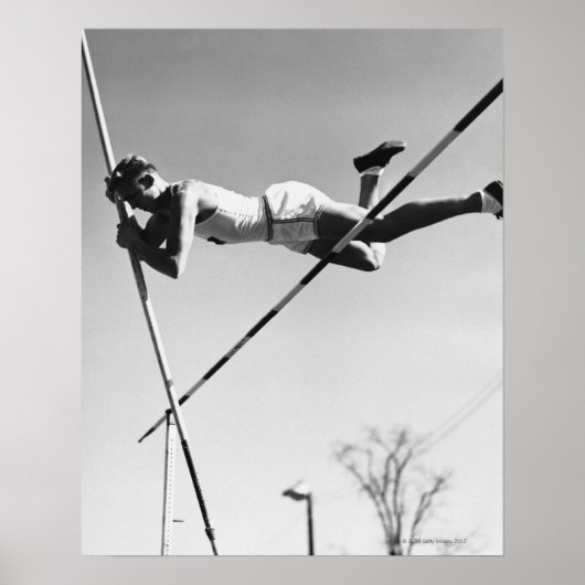 Male Pole Vaulter Poster (Vorne)