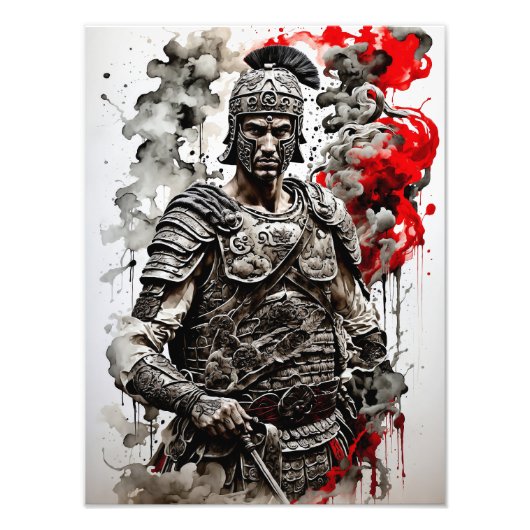 Male Roman Legionary Warrior Fotodruck (Vorne)