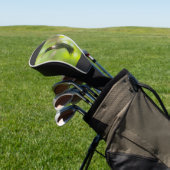 Male Ruby Throat Hummingbird Golf Headcover (In SItu)
