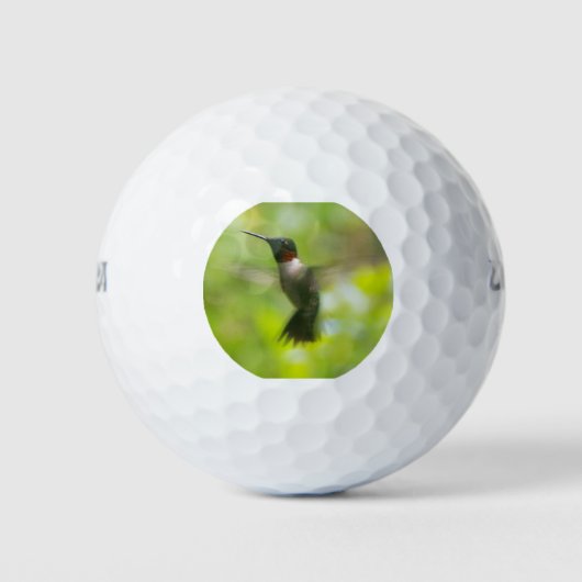 Male Ruby Throat Hummingbird Golfball (Vorderseite)