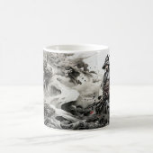 Male Samurai B Kaffeetasse (Mittel)