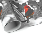 Male Scarlet Tanager Geschenkpapier (Rolleneckpunkt)