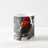 Male Scarlet Tanager Kaffeetasse (Mittel)
