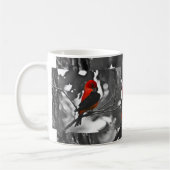 Male Scarlet Tanager Kaffeetasse (Links)