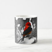 Male Scarlet Tanager Kaffeetasse (Mittel)