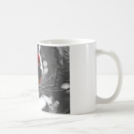 Male Scarlet Tanager Kaffeetasse (Rechts)