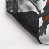 Male Scarlet Tanager Mousepad (Ecke)