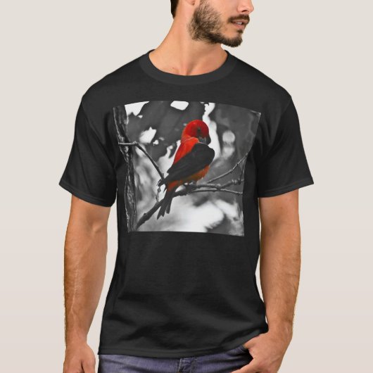 Male Scarlet Tanager T-Shirt (Vorderseite)