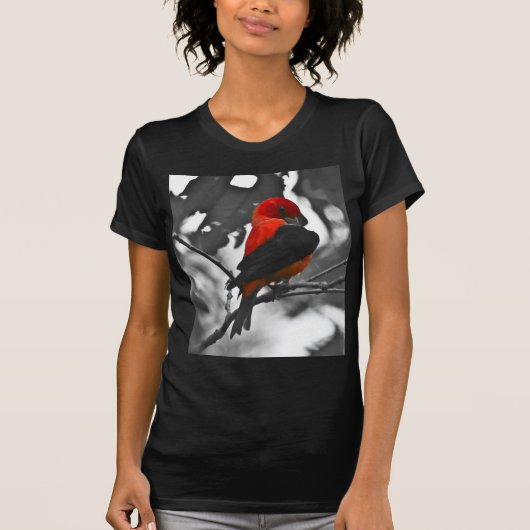 Male Scarlet Tanager T-Shirt (Vorderseite)