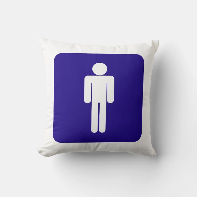 Male Sign Kissen (Vorderseite)