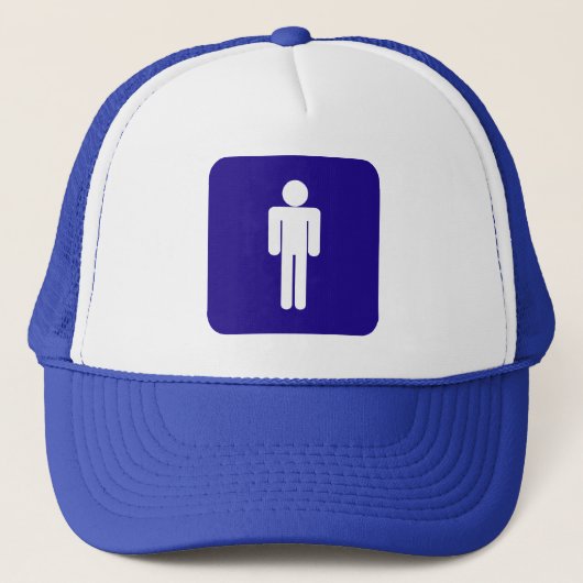 Male Sign Truckerkappe (Vorderseite)