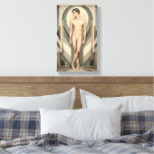 Male Study Art Deco Leinwanddruck (Insitu (Schlafzimmer))
