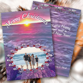 Malecon Family Christmas Sunset 0911