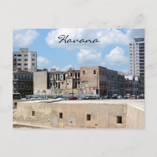 Malecon-Habana-Ansicht Postkarte (Vorderseite)