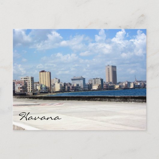 malecon habana harbor postkarte (Vorderseite)